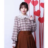 茶 | レース襟ブラウス | axes femme