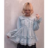 ペプラムフリルビッグ襟ブラウス | axes femme | 詳細画像12