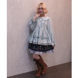 ペプラムフリルビッグ襟ブラウス | axes femme | 詳細画像13