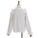 桜刺繍スタンドブラウス | axes femme | 詳細画像21 