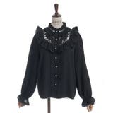 桜刺繍スタンドブラウス | axes femme | 詳細画像25 