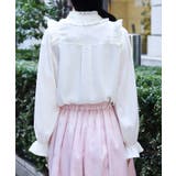 桜刺繍スタンドブラウス | axes femme | 詳細画像3 