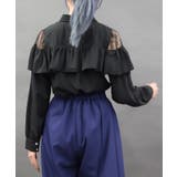フロントファスナーブラウス | axes femme | 詳細画像3