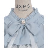 リボンジャボブローチブラウス | axes femme | 詳細画像14 