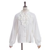 リボンジャボブローチブラウス | axes femme | 詳細画像16 