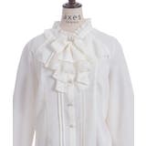 リボンジャボブローチブラウス | axes femme | 詳細画像19 