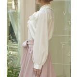 リボンジャボブローチブラウス | axes femme | 詳細画像2 