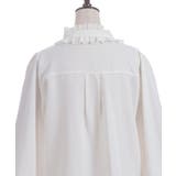 リボンジャボブローチブラウス | axes femme | 詳細画像22 