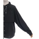 チェーン付オーバーブラウス | axes femme | 詳細画像24 