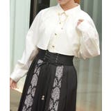 チェーン付オーバーブラウス | axes femme | 詳細画像7 