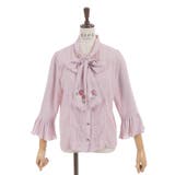 苺刺繍ボウタイブラウス | axes femme | 詳細画像24