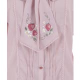 苺刺繍ボウタイブラウス | axes femme | 詳細画像27