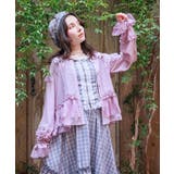 ブルゾン風フリルシアブラウス | axes femme | 詳細画像7 