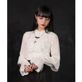 白 | レースアップ×フリルＢＬ | axes femme
