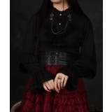 黒 | レースアップ×フリルＢＬ | axes femme