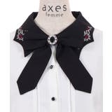 十字架刺繍タイ付ブラウス | axes femme | 詳細画像26 