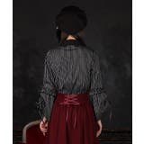 十字架刺繍タイ付ブラウス | axes femme | 詳細画像3 
