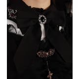 十字架刺繍タイ付ブラウス | axes femme | 詳細画像5 