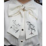 音楽刺繍リボンブラウス | axes femme | 詳細画像7