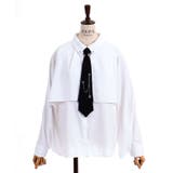 白 | ネクタイ付ケープ袖ＢＬ | axes femme