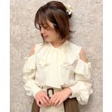 生成り | 2wayオフショルブラウス | axes femme