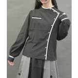 黒 | メディカルデザインブラウス | axes femme