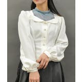 白 | ビスチェデザインブラウス | axes femme