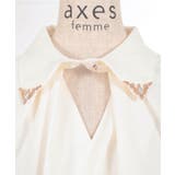 ケープ風袖カットワークブラウス | axes femme | 詳細画像19 