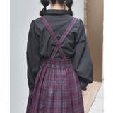 リボンブローチ付き刺繍襟ブラウス | axes femme | 詳細画像3