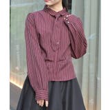 ワイン | ネクタイセットシャツブラウス | axes femme