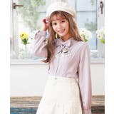 ラベンダー | キャットブローチ付ブラウス | axes femme