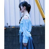 ドロストデザイン肩あきブラウス | axes femme | 詳細画像2