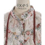 フラワーガーデン柄ブラウス | axes femme | 詳細画像12