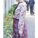 フラワーガーデン柄ブラウス | axes femme | 詳細画像2