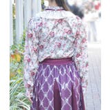 フラワーガーデン柄ブラウス | axes femme | 詳細画像3