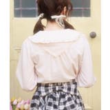 バブーシュカ付ウサギ刺繍ブラウス | axes femme | 詳細画像2