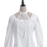 デコルテレースアップブラウス | axes femme | 詳細画像12 