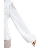 デコルテレースアップブラウス | axes femme | 詳細画像15 