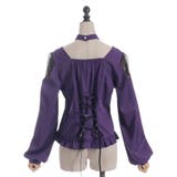 デコルテレースアップブラウス | axes femme | 詳細画像18 