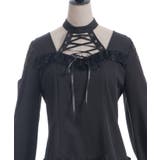 デコルテレースアップブラウス | axes femme | 詳細画像28 