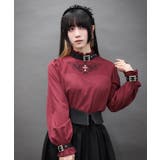 ベルトデザイン刺繍ブラウス | axes femme | 詳細画像10