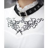 ベルトデザイン刺繍ブラウス | axes femme | 詳細画像4