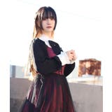 リボンブローチバイカラーブラウス | axes femme | 詳細画像4 