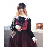 リボンブローチバイカラーブラウス | axes femme | 詳細画像6 