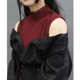 キモノデザインレイヤードブラウス | axes femme | 詳細画像7