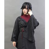 キモノデザインレイヤードブラウス | axes femme | 詳細画像8