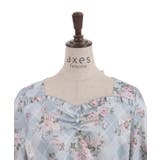 チェック×フラワー柄ブラウス | axes femme | 詳細画像21 