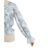 チェック×フラワー柄ブラウス | axes femme | 詳細画像29 