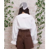 バブーシュカ付スモック風ブラウス | axes femme | 詳細画像3 