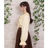 バブーシュカ付スモック風ブラウス | axes femme | 詳細画像7 